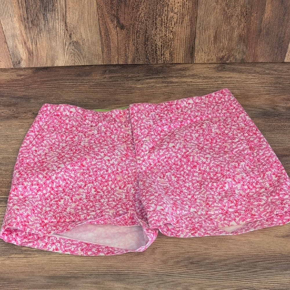 Lilly Pulitzer Palm Beach Fit Pink White Mosaic Shorts 4